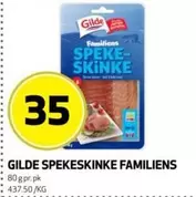 SPEKE-SKINKE FAMILIENS