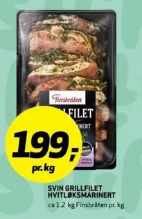 SVIN GRILLFILET HVITLØKSMARINERT