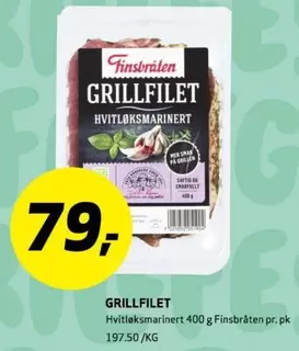 GRILLFILET Hvitløksmarinert