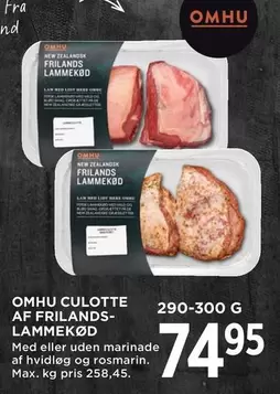 Af - CULOTTE AF FRILANDS-LAMMEKØD