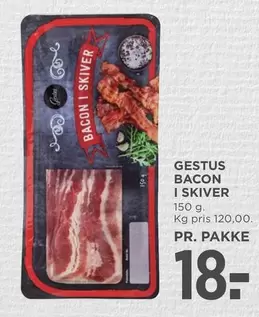 Bacon i skiver