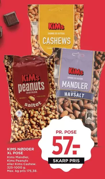 At - KIMS NØDDER XL POSE