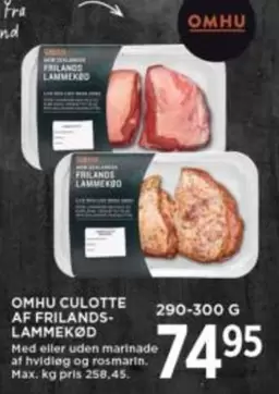 Af - CULOTTE AF FRILANDS-LAMMEKØD