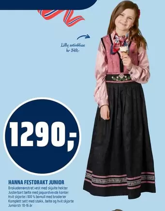 HANNA FESTDRAKT JUNIOR