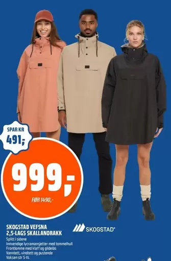 SKOGSTAD VEF SÅ 2-LAGS SKALLANDRAKK
