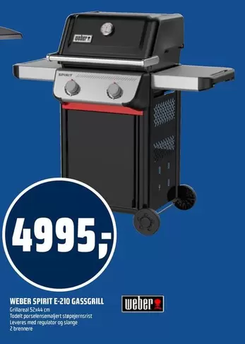 Weber - SPIRIT E-210 GASSGRILL