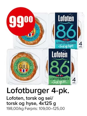 Sel - Lofotburger 4-pk.