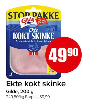 Stop - Ekte kokt skinke