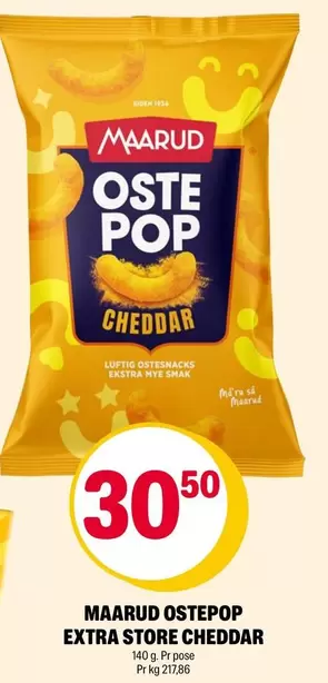 Pop - OSTE POP EXTRA STORE CHEDDAR