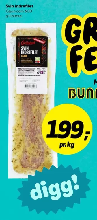 Svin indrefilet