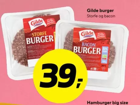 STORFE BURGER, BACON BURGER
