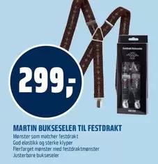 MARTIN BUKSESELER TIL FESTDRAKT