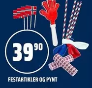 FESTARTIKLER OG PYNT