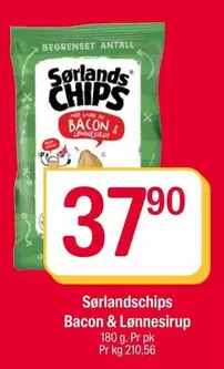 Chips Bacon & Lønnesirup