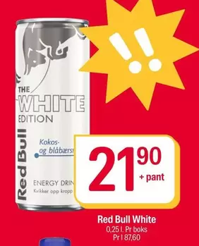 White -  Edition Energy Drink