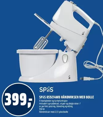 HÅNDMIKSER MED BOLLE