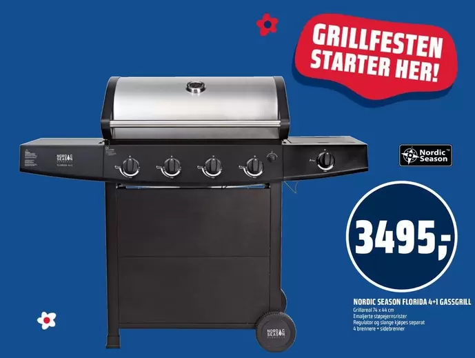 NORDIC SEASON FLORIDA 4+1 GASCSSGRILL
