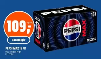 Max - PEPSI MAX 15 PK