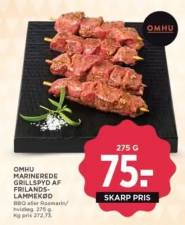 Af - MARINEREDE GRILLSPYD AF FRILLANDS-LAMMEKØD