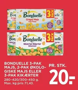 Max - 3-PAK MAJS ELLER 3-PAK KIKÆRTER