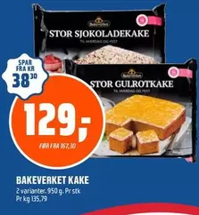 STOR SJOKOLADEKAKE, STOR GULROTkAKE