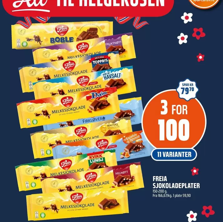 SJOKOLATEPLATER