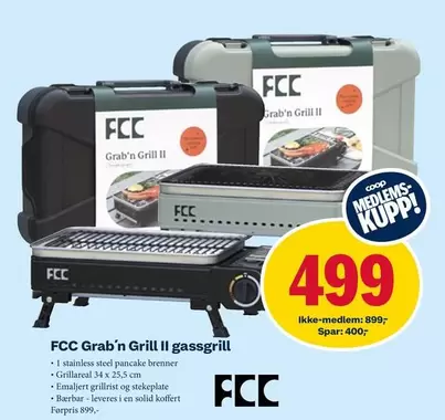 FCC Grab'n Grill II gassgrill