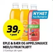 Eple & Bær og Apelsinjuice