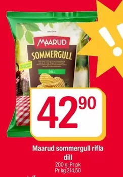 Sommengull Rifla Dill