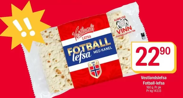 Fotball lefsa med kanel
