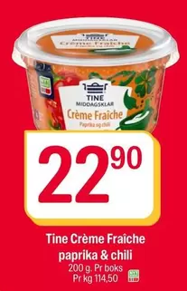 Chili - Crème Fraîche paprika & chili