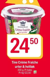 Crème Fraîche urter & hvitløk