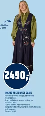 INGRID FESTDRAKT DAME
