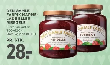 Max - MARMELADE ELLER RIBSGELÉ