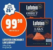 LOFOTEN EINERØKT LAKS/ØRRET