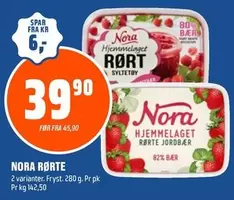 Nora Hjemmelaget R
uevo00f8rt Syltet
uevo00f8y / R
uevo00f8rte Jordb
uevo00e6r