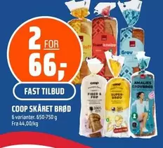 Fast - COOP SKÅRET BRØD