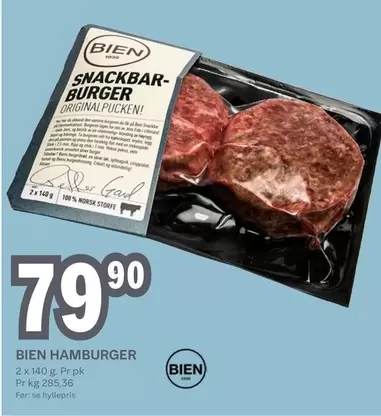 At - SNACKBAR-BURGER ORIGINALPUCKEN!