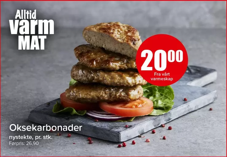 Mat - Oksekarbonader
