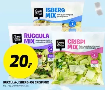 Bama - RUCCULA-, ISBERG- OG CRISPIMIX