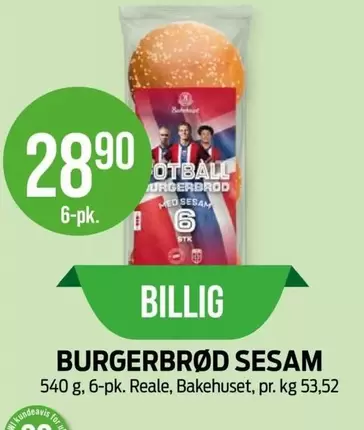 BURGERBRØD SESAM