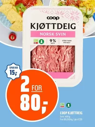 Norsk - KJØTTDEIG NORSK SVIN