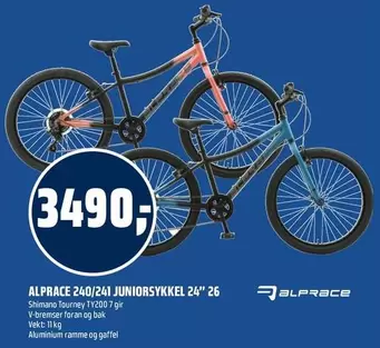 ALPRASE 240/241 JUNIORSYKKEL 24" 26