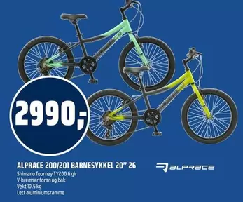ALPRACE 200/201 BARNESYKKEL 20" 26