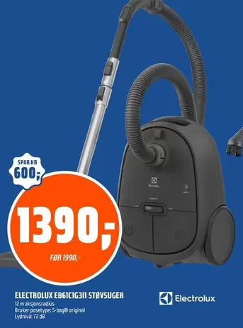 Electrolux - EB6CIGCIG11 STØVSUGER