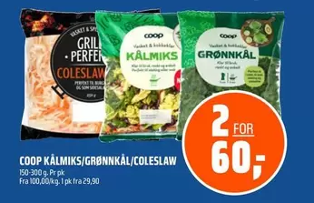 Sp - COOP KÅLMIKS/GRØNNKÅL/COLESLAW