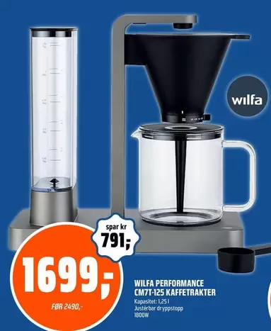 PERFORMANCE CM7T-125 KAFFETRAKTER