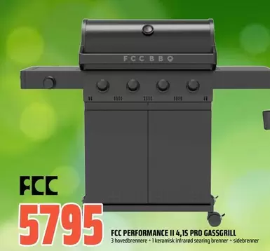 FCC PERFORMANCE II 4,15 PRO GASSGRILL