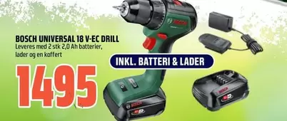 Bosch - UNIVERSAL 18 V-EC DRILL