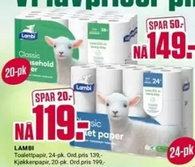 Classic Household Toilet Paper